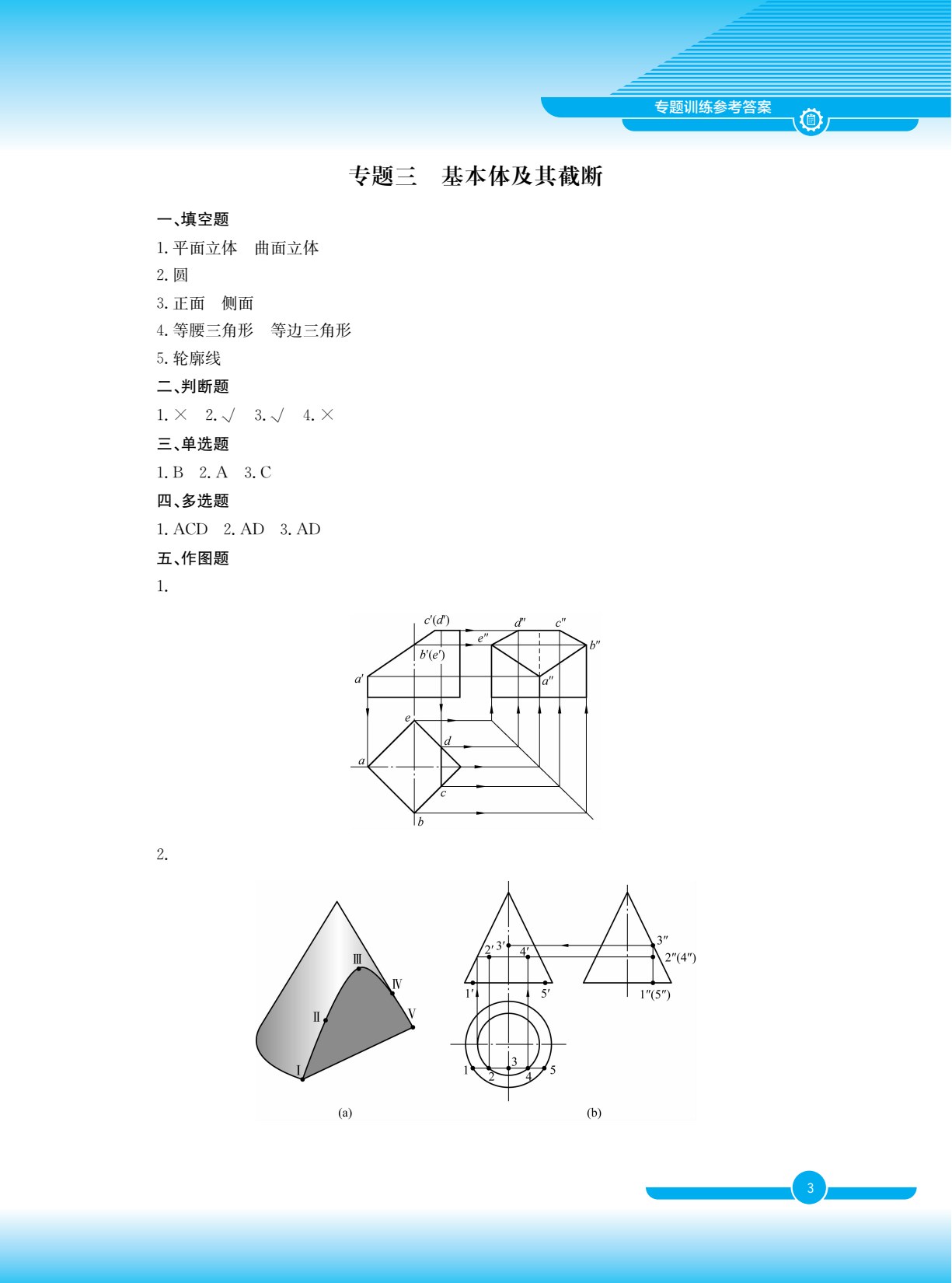 加工制造类专业总复习