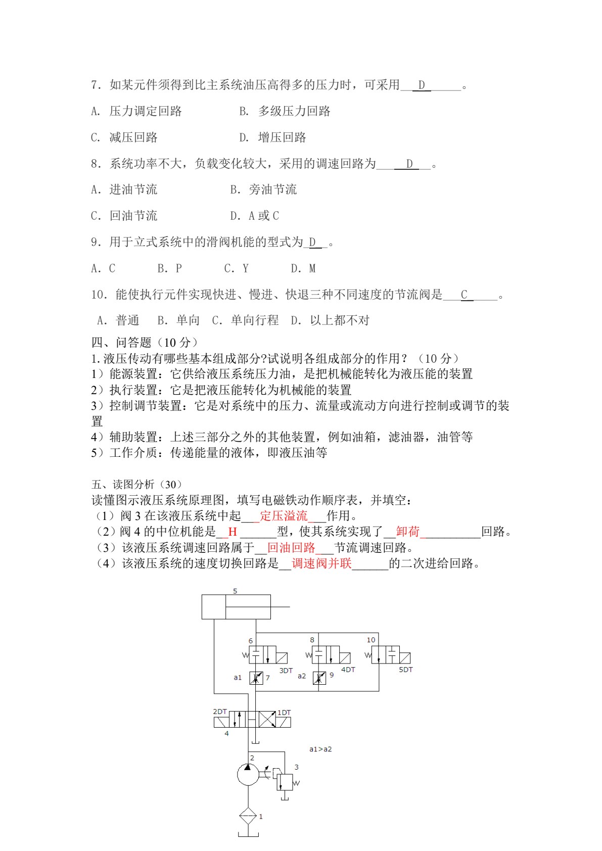 气动与液压控制技术项目训练教程