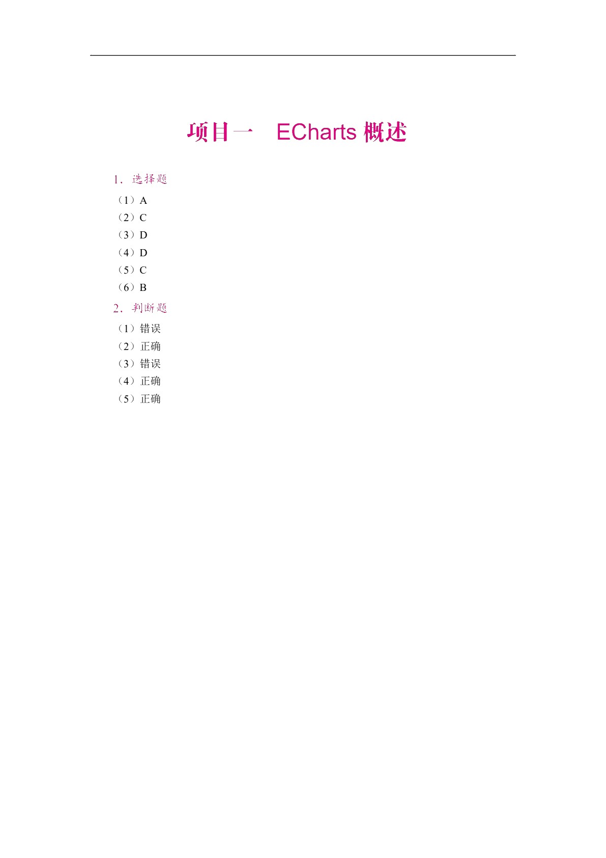 ECharts数据可视化案例教程（全彩）（含微课）（AI赋能版）